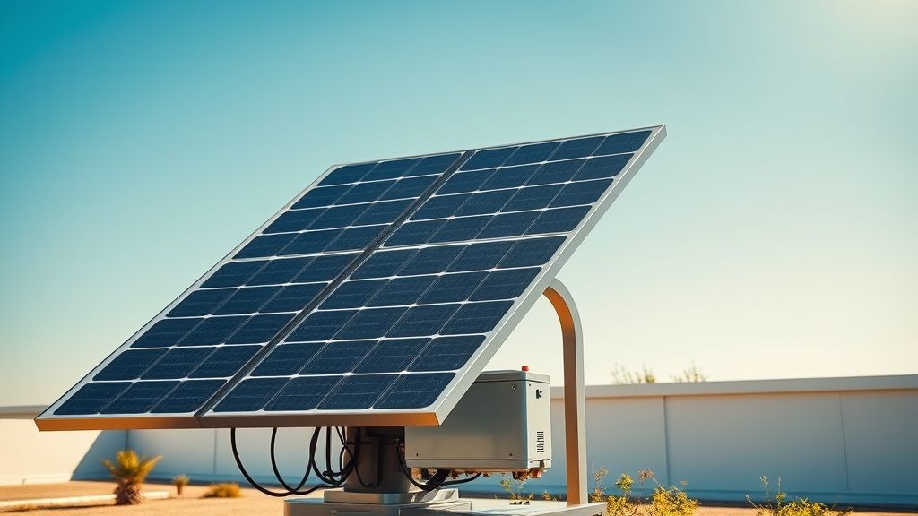 panneau solaire avec batterie intégrée