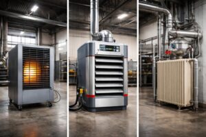 découvrez notre analyse complète des aérothermes gaz pour l'industrie et comparez-les avec d'autres systèmes de chauffage afin de choisir la solution la plus efficace et économique pour vos besoins industriels.