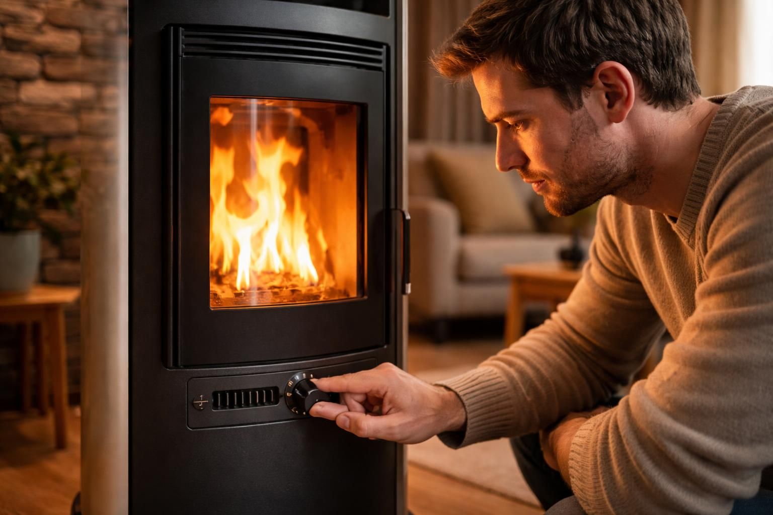 découvrez comment régler le débit d'air de votre poêle à granulés grâce à notre guide complet pour les débutants, pour un chauffage optimal et économique.